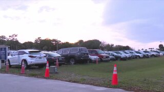 Vero Beach airport parking lot