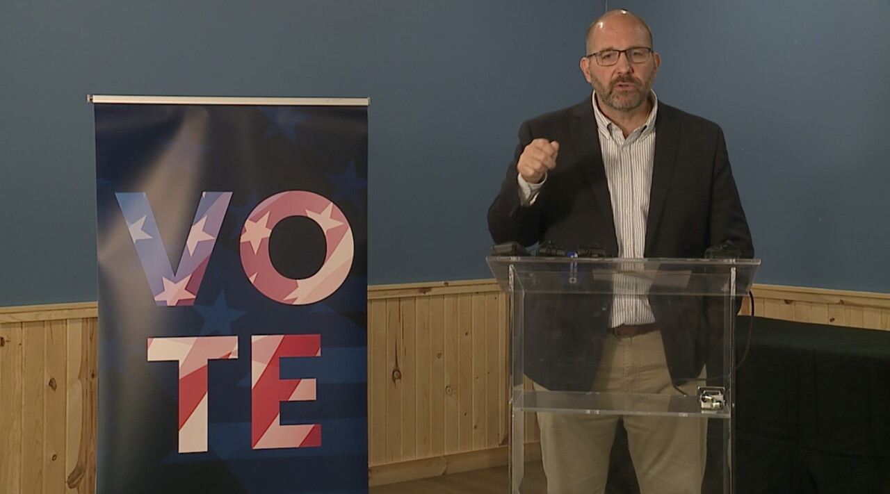 Anthony Perlatti, Cuyahoga County Board of Elections director, speaks Tuesday