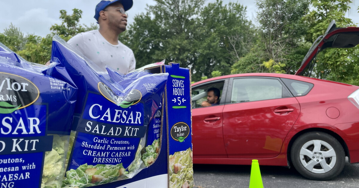 Kansas City-area drive-through food distribution sites see increase in need - Vimarsana News