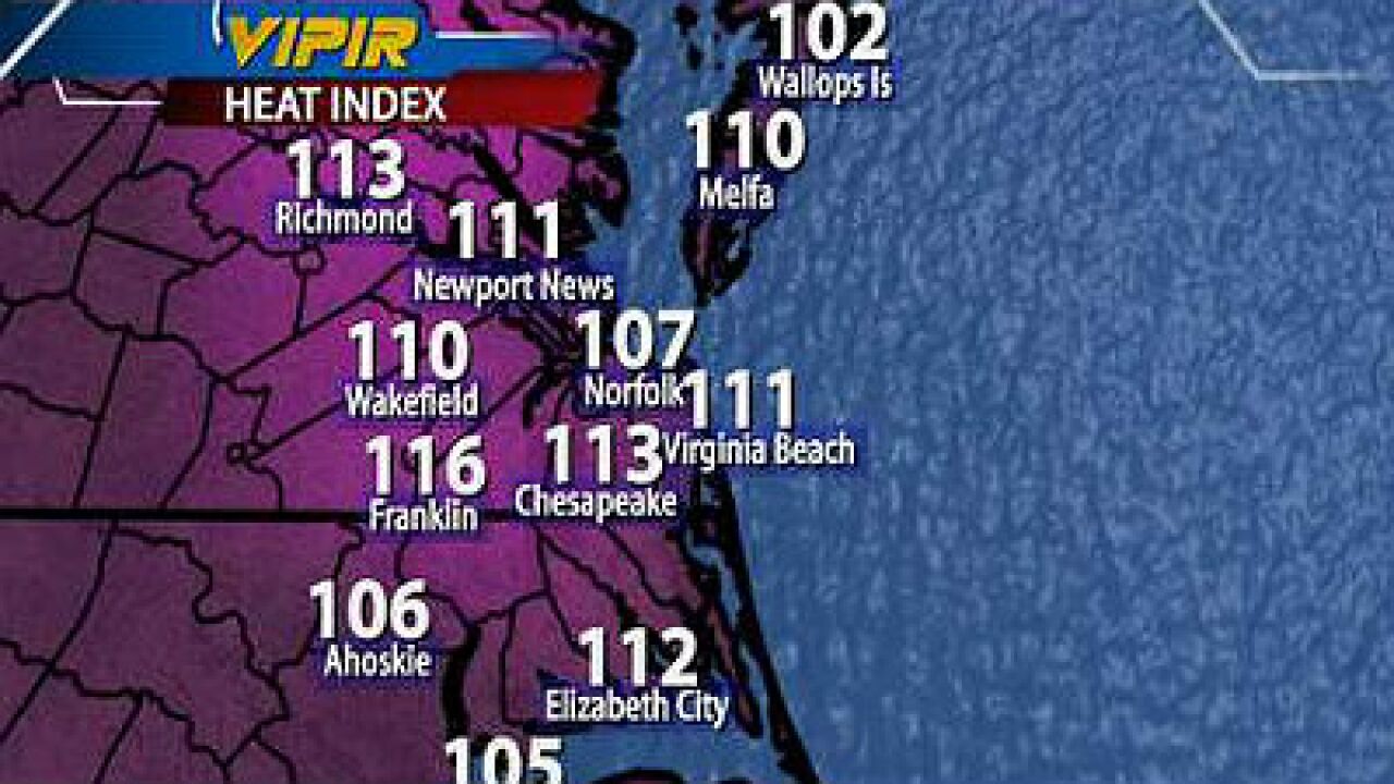 Another day of scorching heat