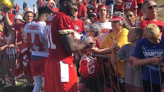 Sights from the first full day at Chiefs' 2018 training camp