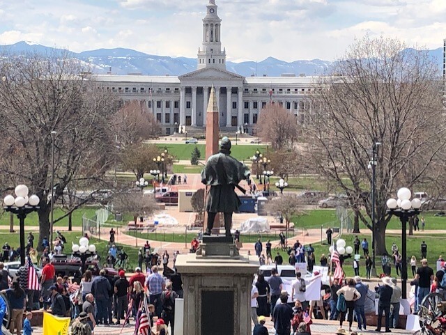 Protest to Re-Open Colorado