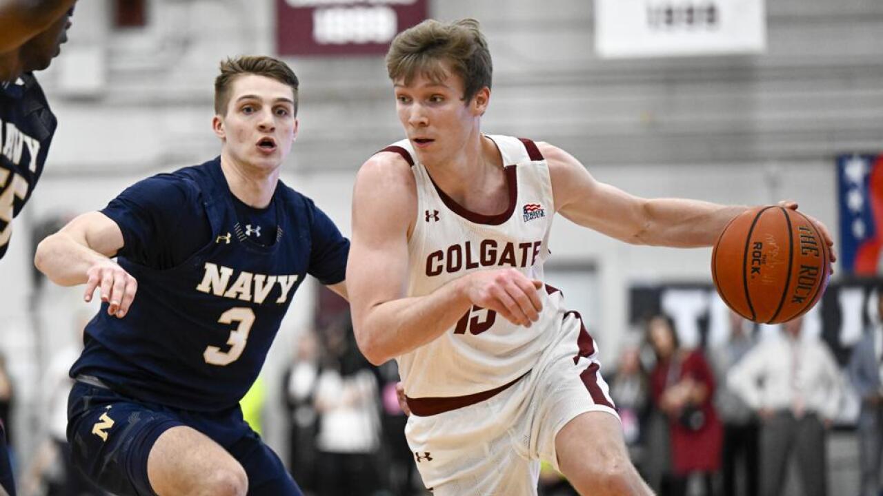 Colgate returns to NCAAs with win vs. Navy in Patriot finale