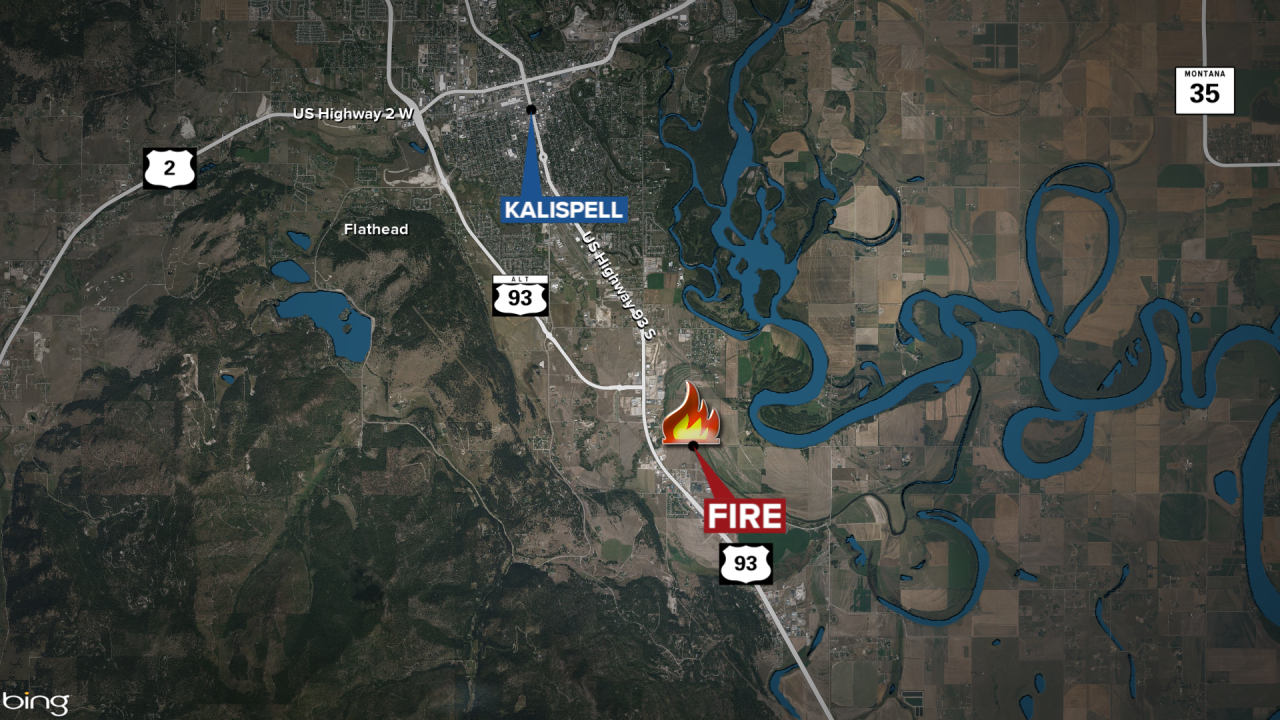 South Kalispell Wildfire Map