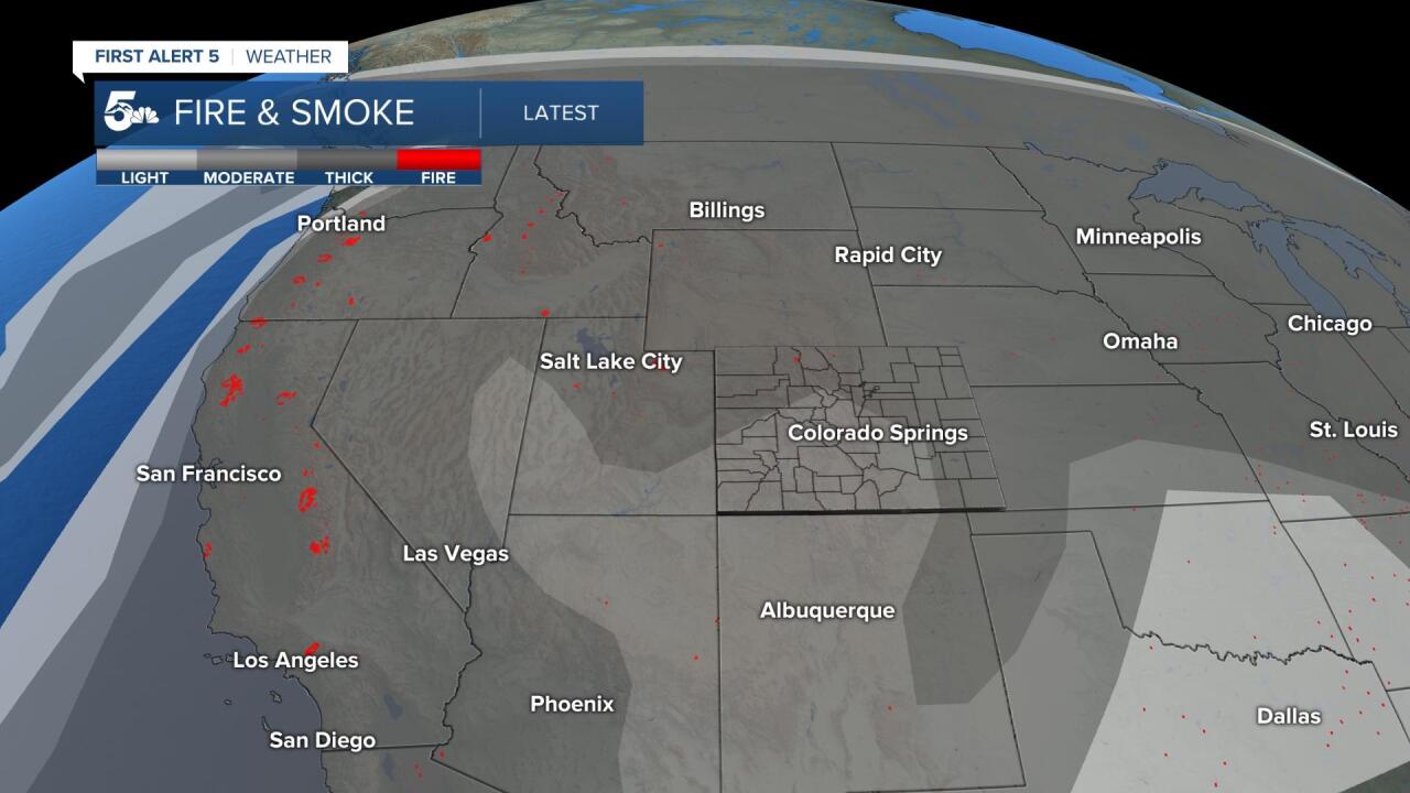 Current fire & smoke mapping