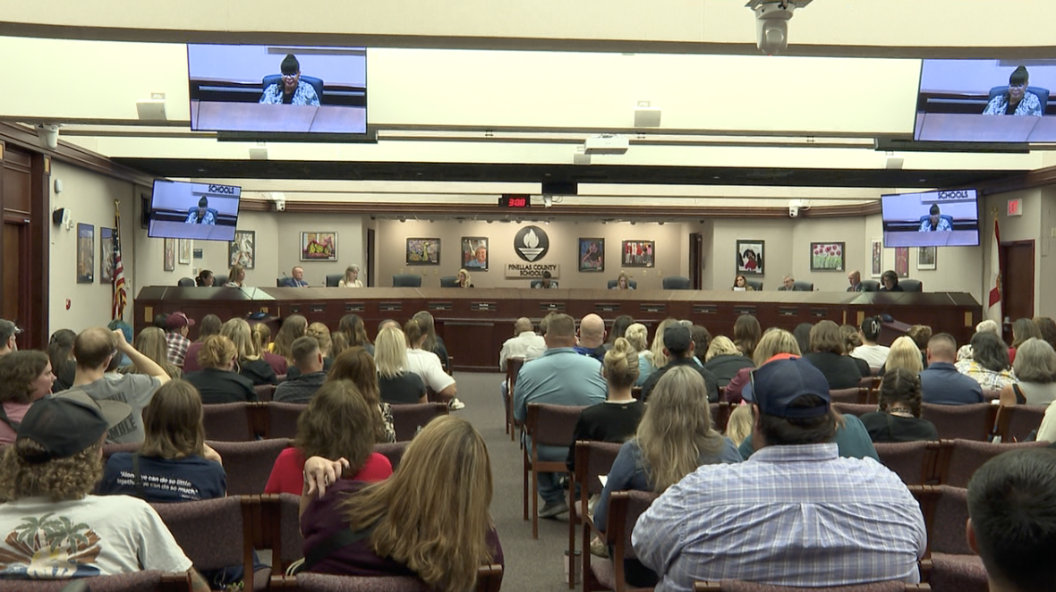 Community members packed the School Board meeting on Tuesday