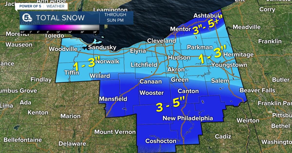 FORECAST Several snow chances this week and cold temperatures linger