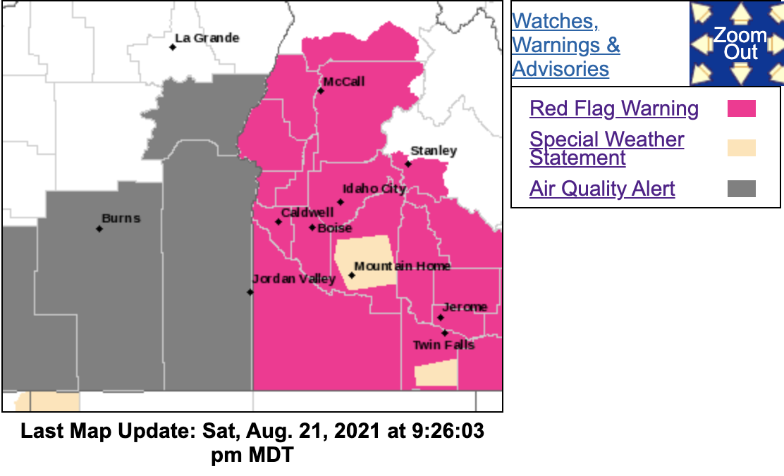 Watches, Warnings, and Advisories