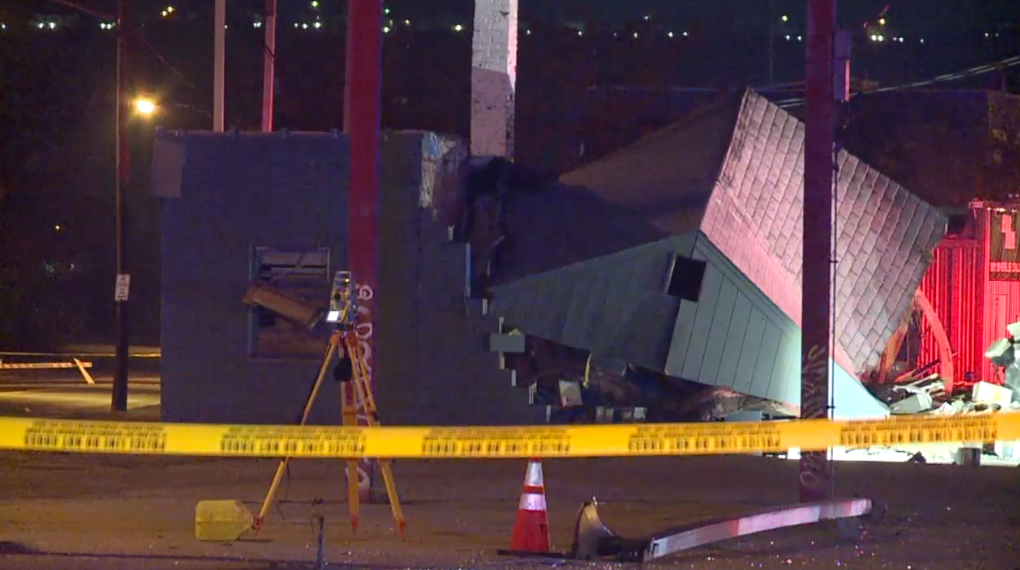 A driver fleeing an attempted traffic stop crashed into a building and died in Northside on Nov. 19, 2023.