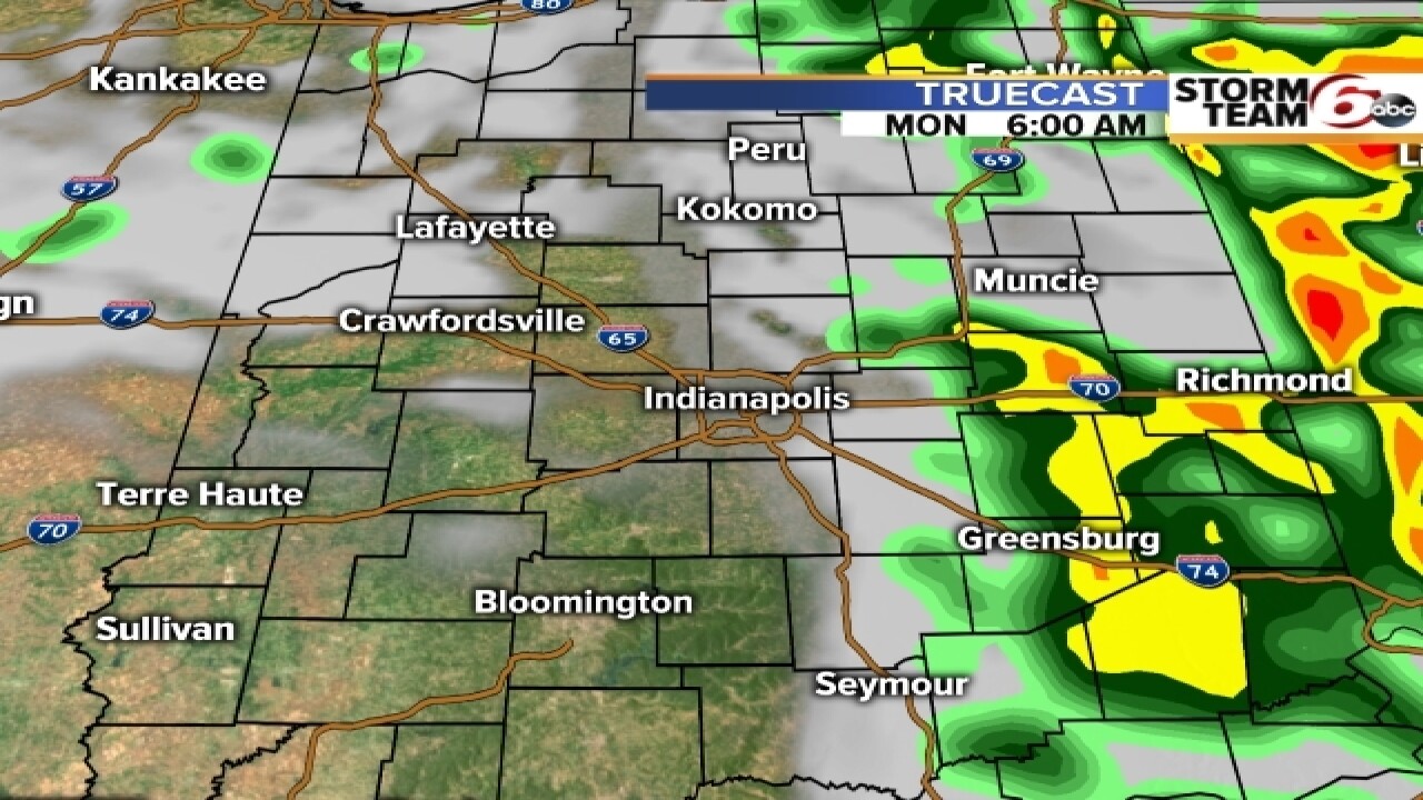 TIMELINE: When will the rain fall?