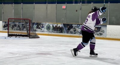 'I never thought I would play hockey again,' ODU hockey player shares story of cancer survival during a charity hockey game in Chesapeake