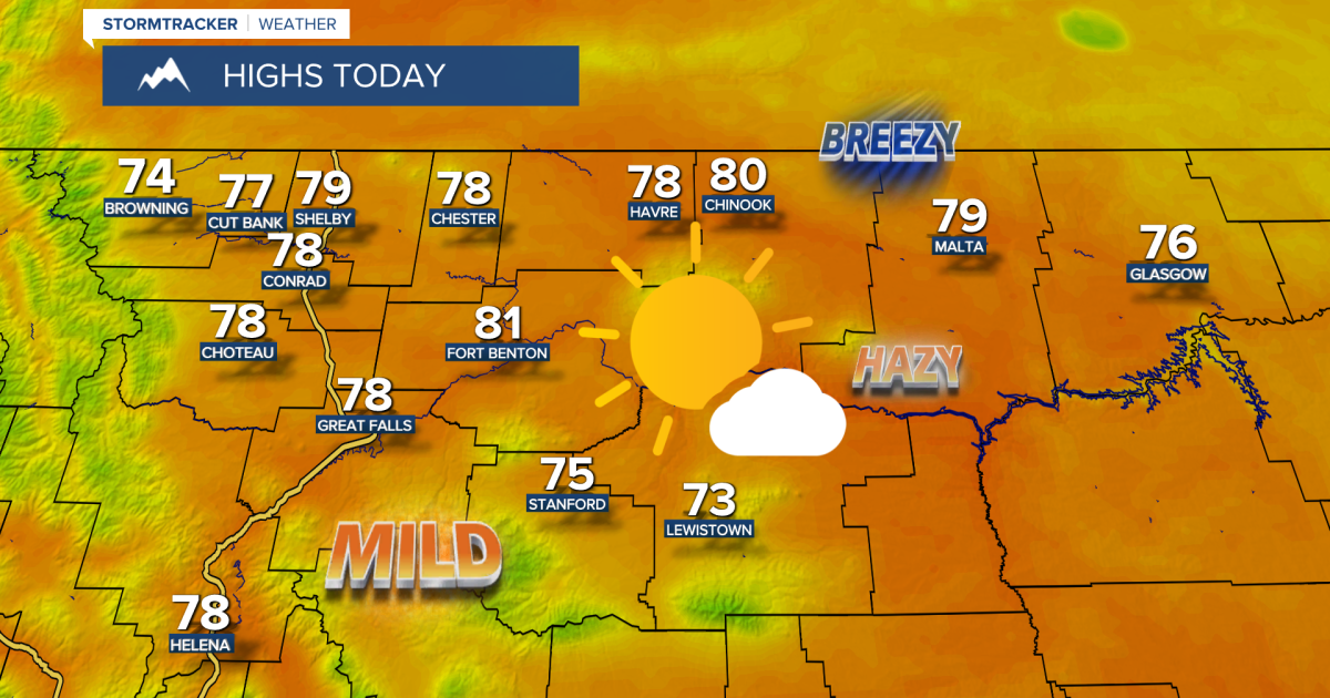 Pleasant weather again on Tuesday!