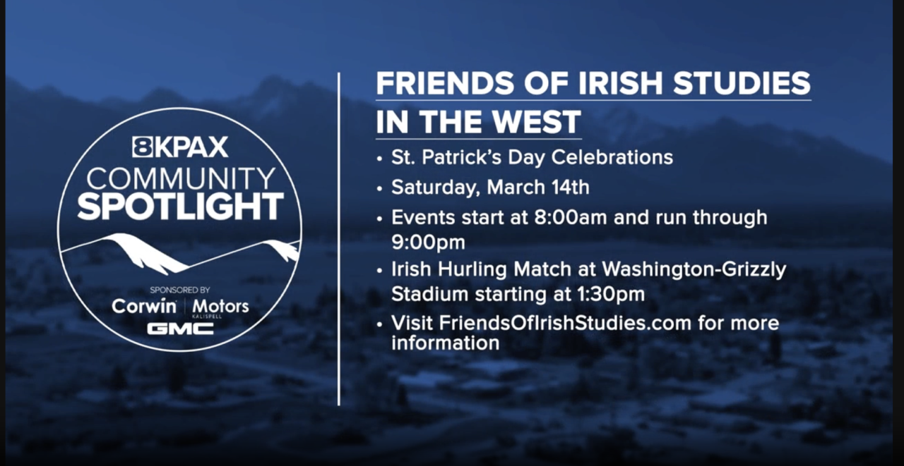 CS Friends Irish Studies St. Patricks Day GFX