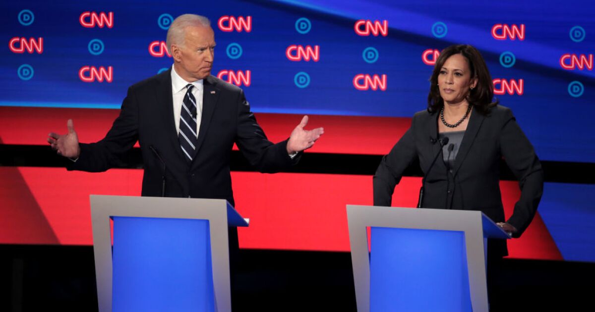 Joe Biden faces attacks from all sides on debate stage