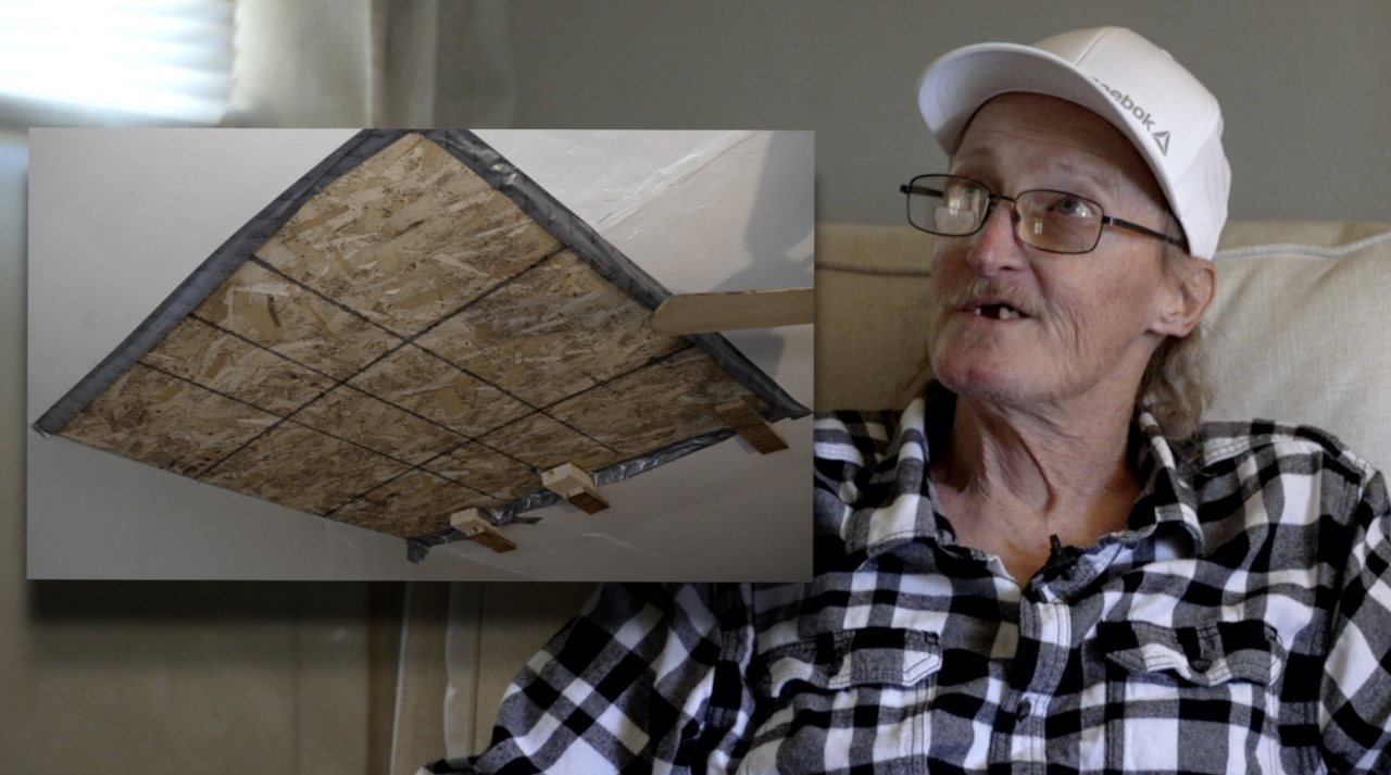 FOX 17 helps Muskegon man make headway on repairs to collapsed rental unit ceiling