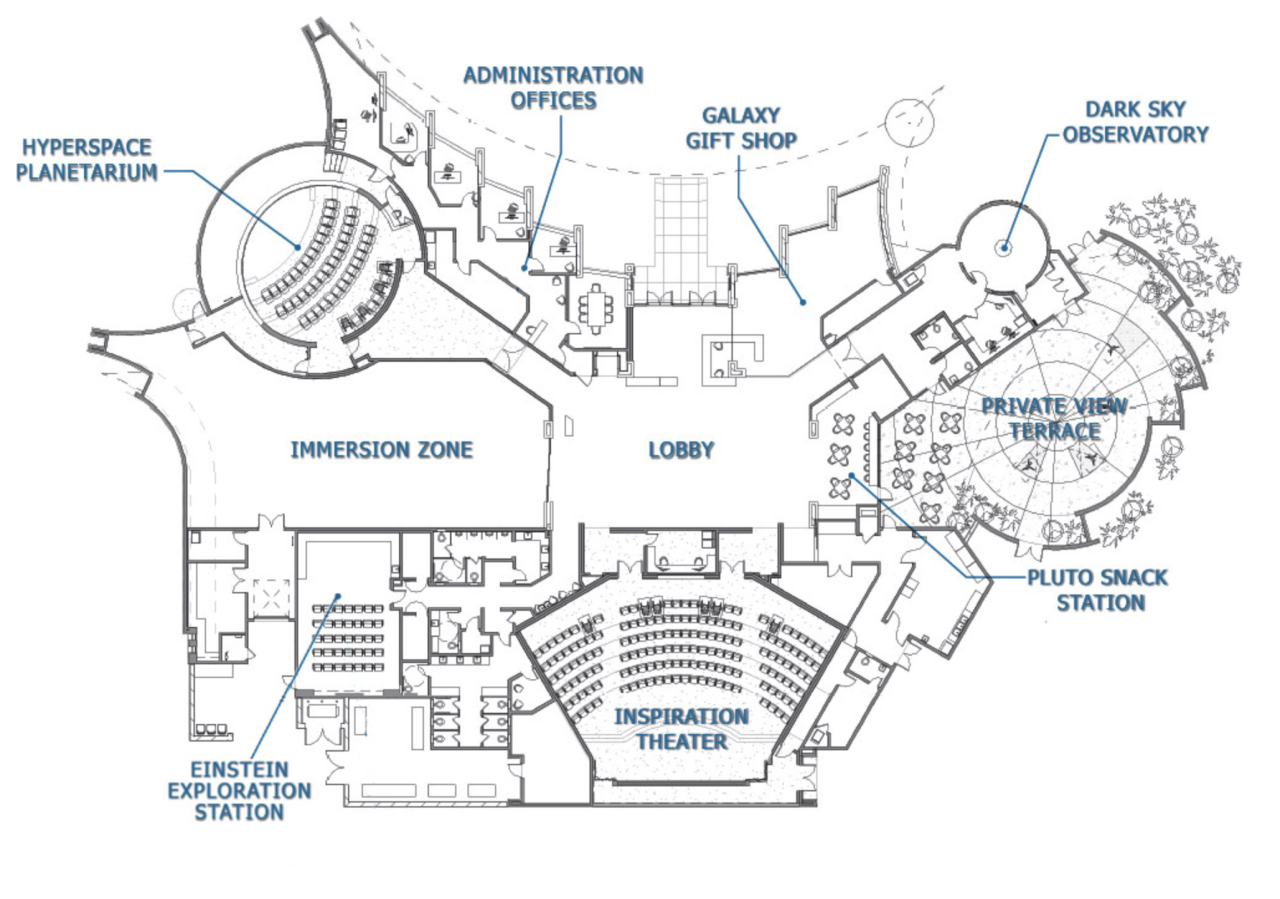 International Dark Sky Discovery Center map rendering