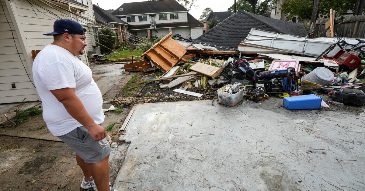 ‘So forceful’: Residents describe Houston-area tornado’s damage