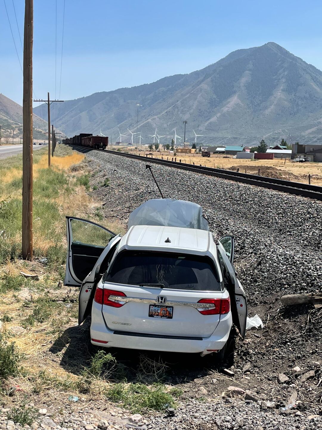 Train vs. Minivan Utah County