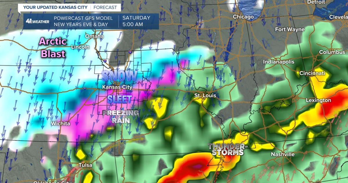 Weather Blog: New Years Day Winter Storm & Arctic Blast