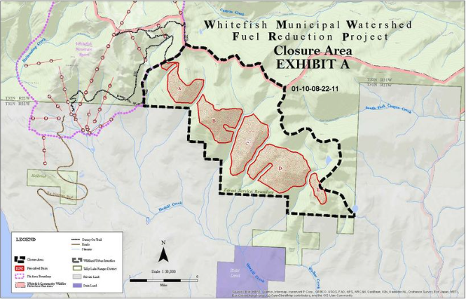 Whitefish Prescribed Burn Map