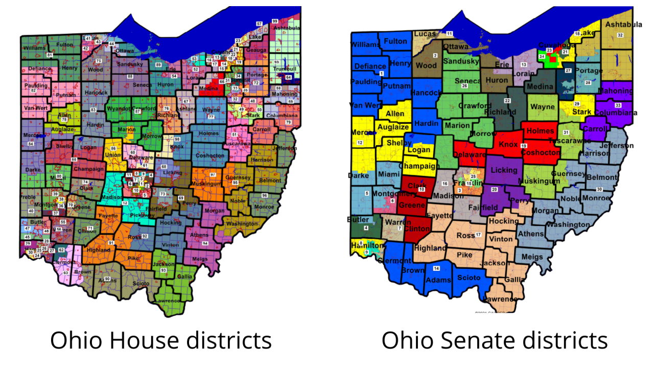 Ohio House and Senate districts
