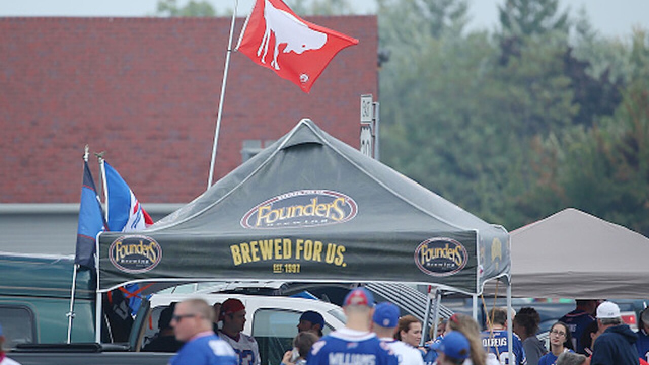 Buffalo Bills fans just can't stop pile-driving tables