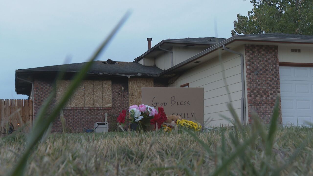 Memorial outside of Magoon home