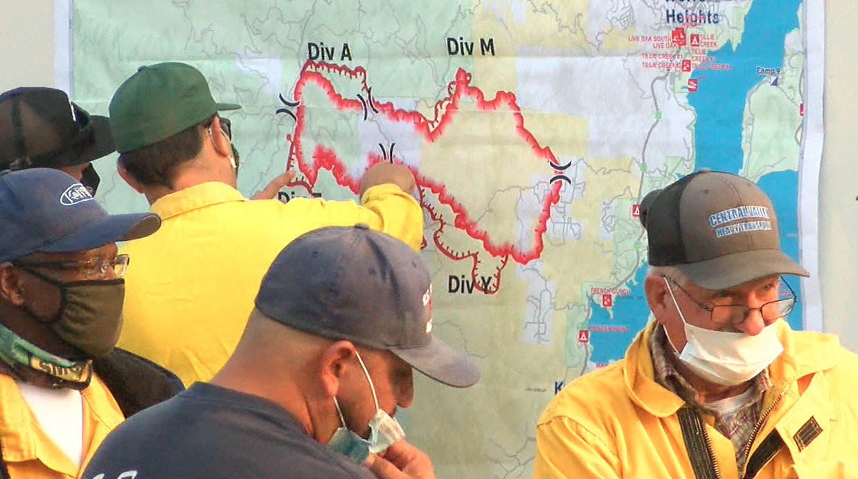 Crews Battle the French Fire, Lake Isabella, August 20, 2021