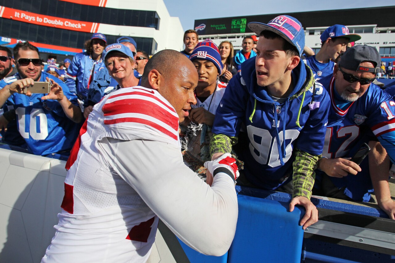 New York Giants defensive end Kerry Wynn