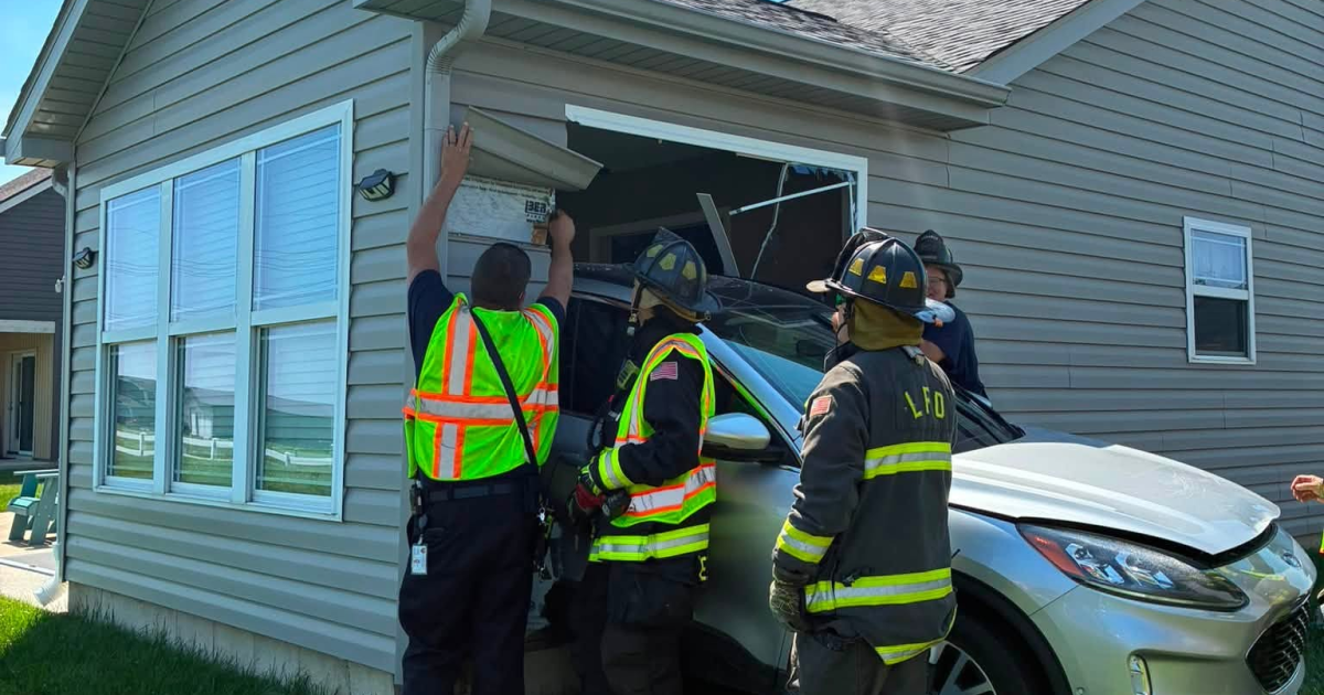 Car crashes into Lebanon home after driver has medical emergency