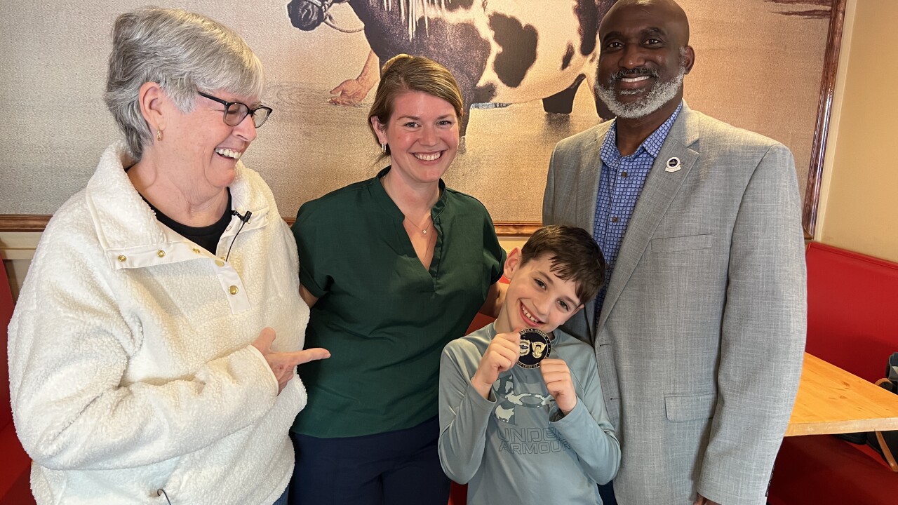 Connor and Asst. Chief Daryl Howard