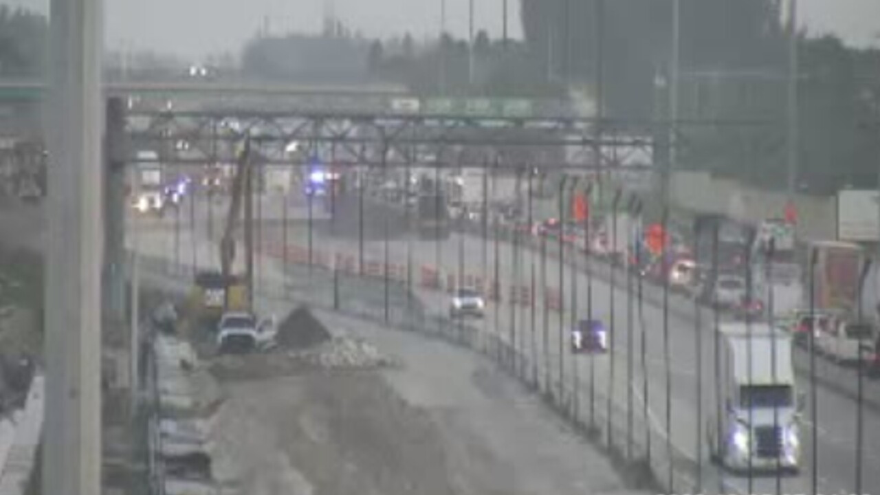 An overturned tractor-trailer on Florida's Turnpike southbound at mile marker 89, just north of Boynton Beach Boulevard in western Lake Worth, Dec. 5, 2022 (1).jpg