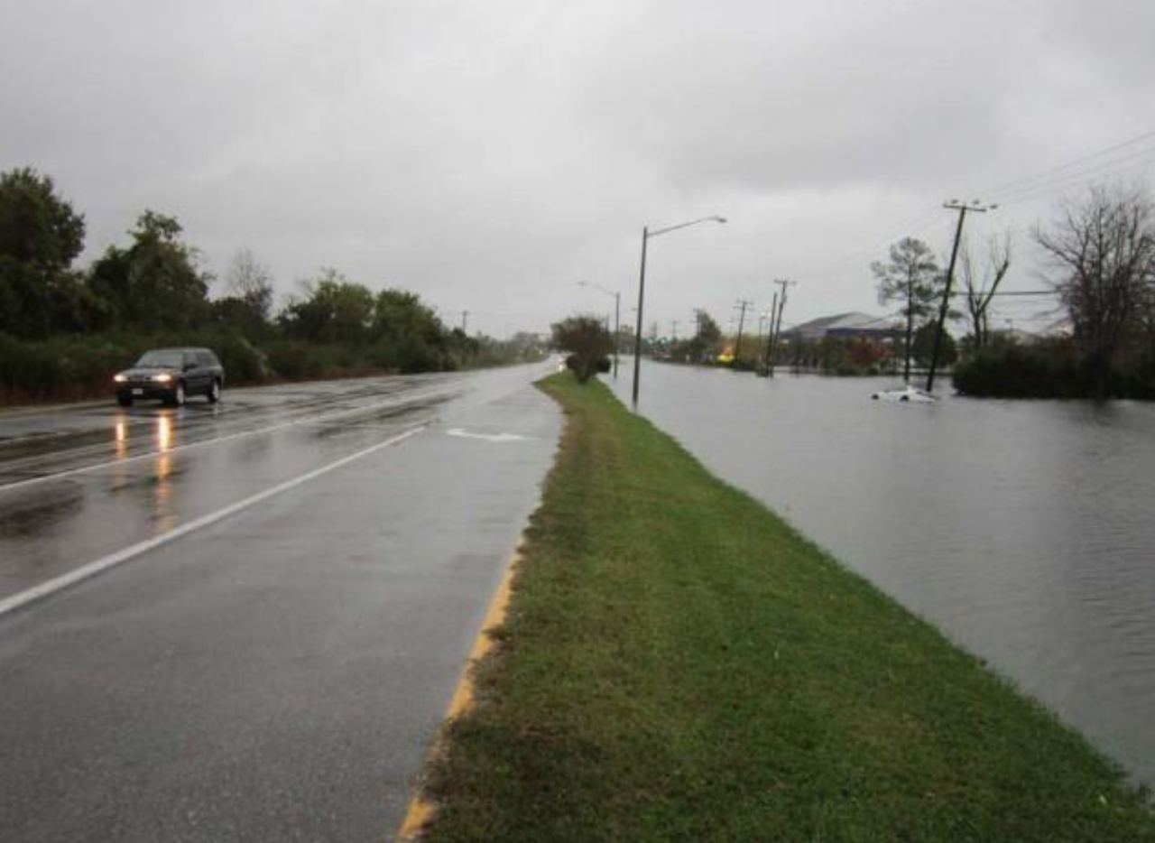N Armistead Ave flooded