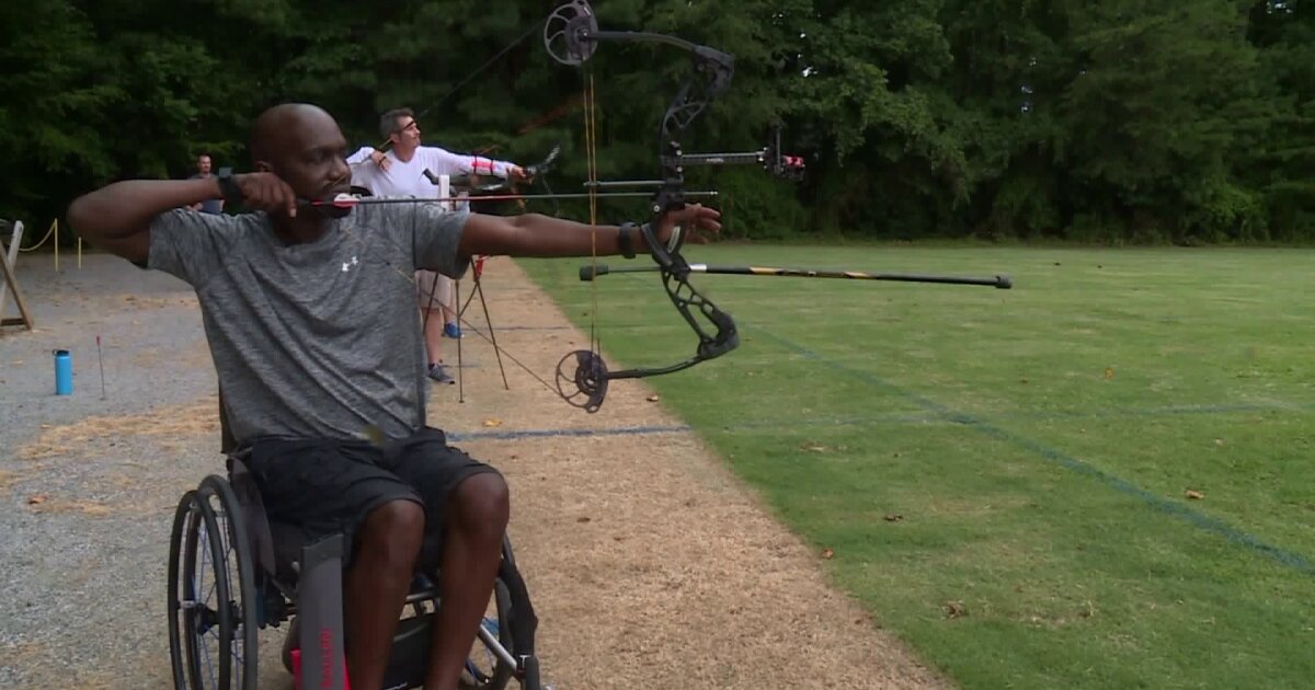 Richmond veteran who uses a wheelchair excels in archery 'My injury