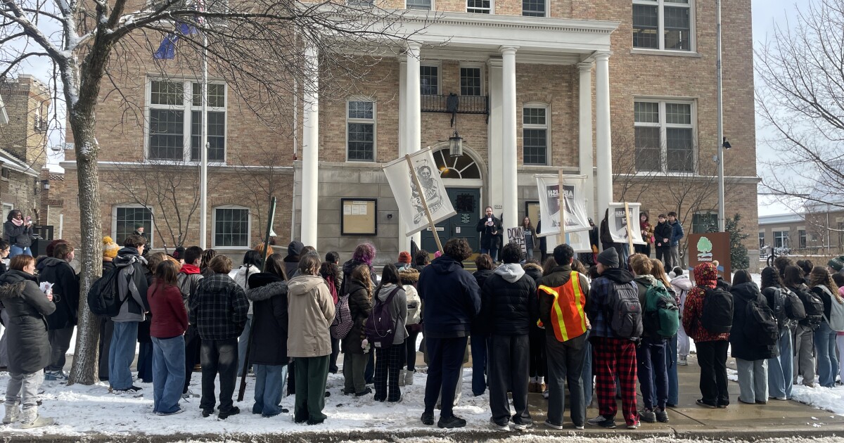 Shorewood High School students walk out to protest ICE policies in solidarity demonstration