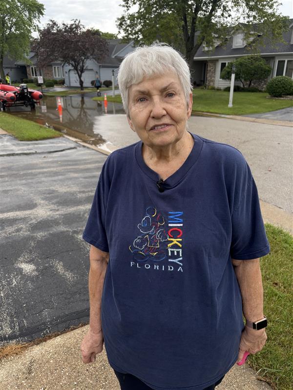Joan Winkler lives in Germantown and is dealing with historic flooding in her neighborhood