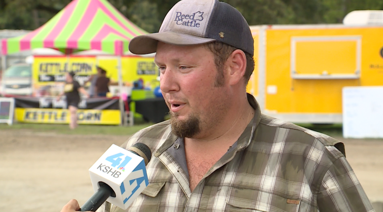 Colby Reed, preside of Miami County Fair