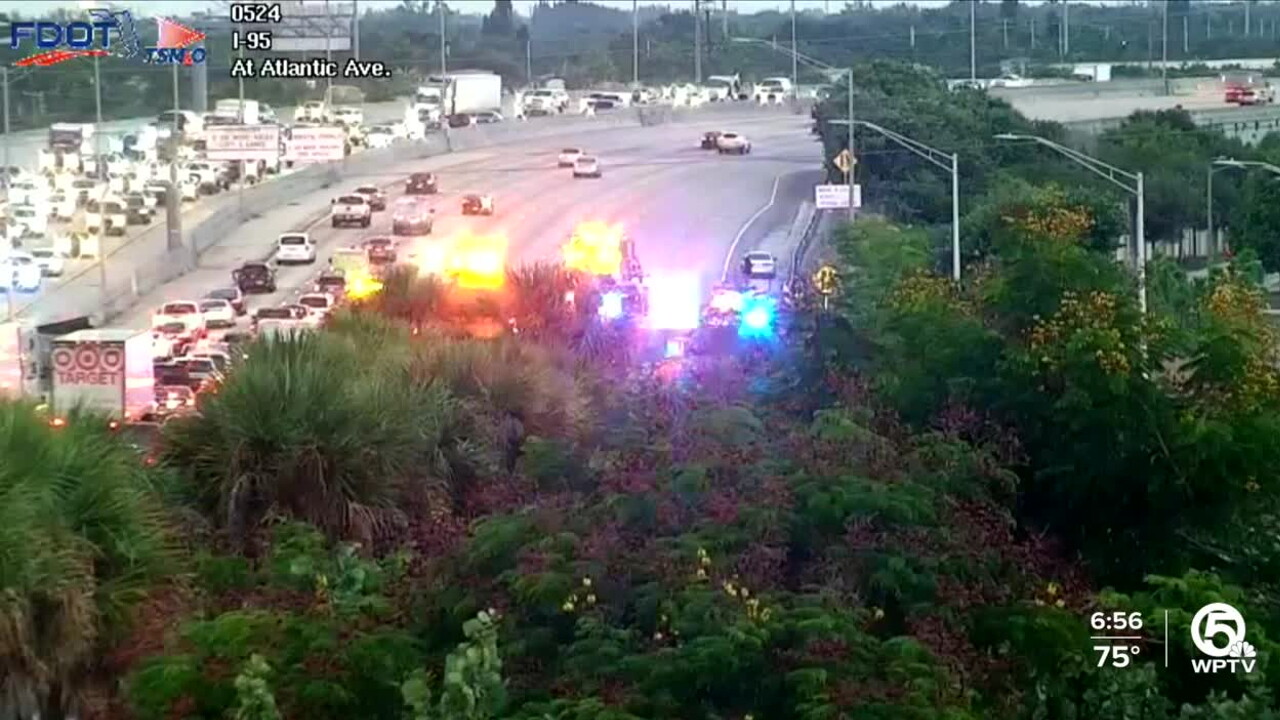 A fatal crash on Interstate 95, just north of Atlantic Avenue in Delray Beach, on Sept. 9, 2022.jpg