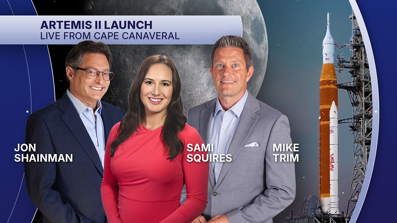 Artemis II launch promo graphic for April 1