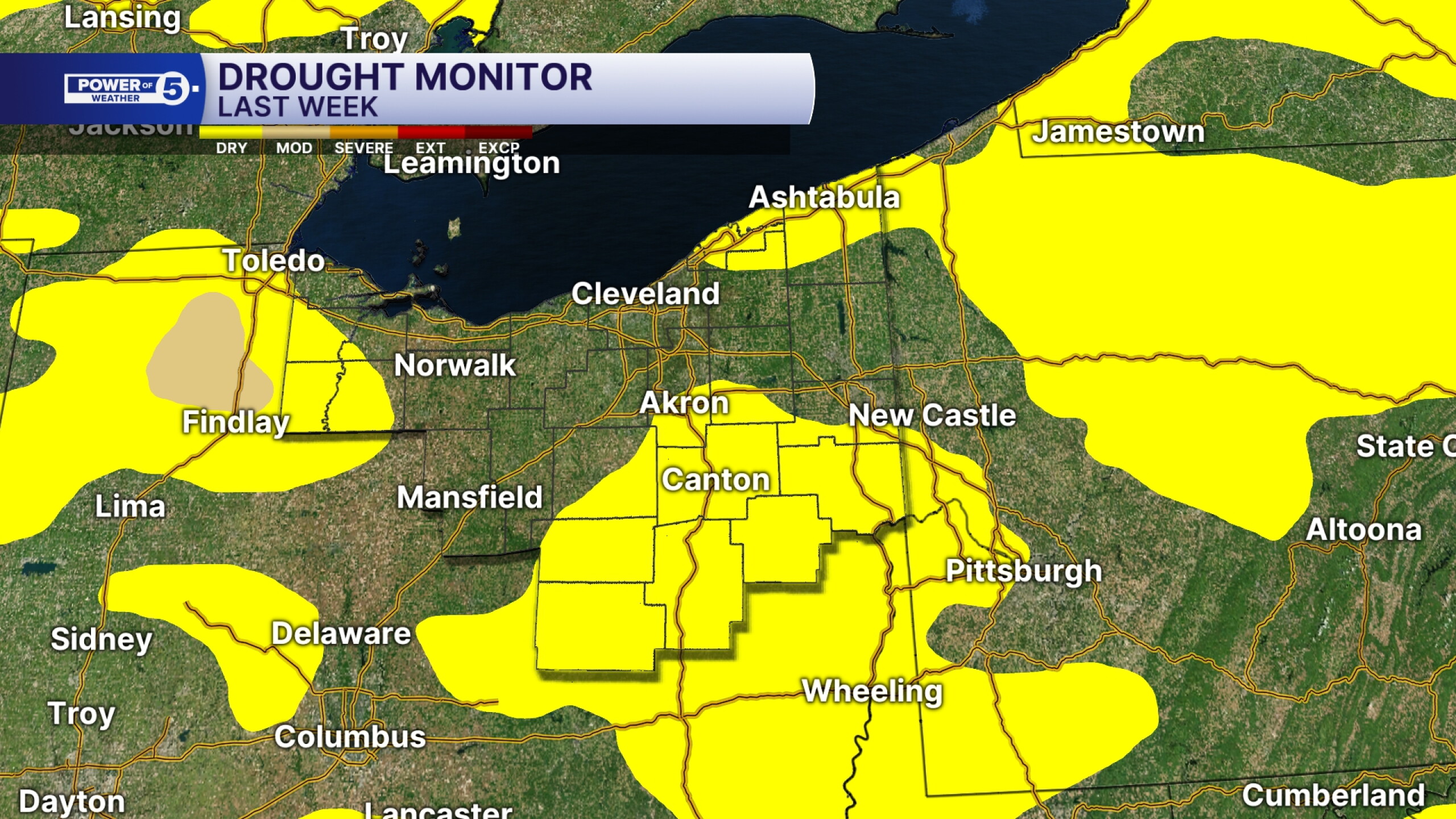 Moderate drought has returned to Northeast Ohio. Any decent rain ...