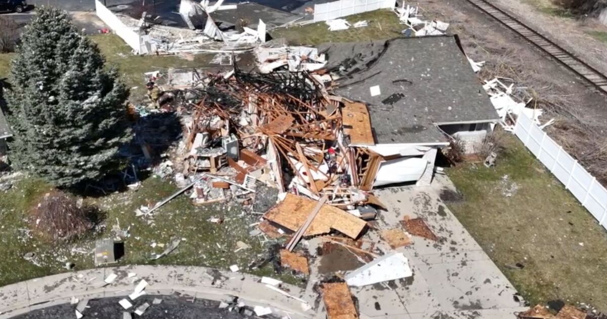 Video shows shocking devastation of deadly American Fork home explosion