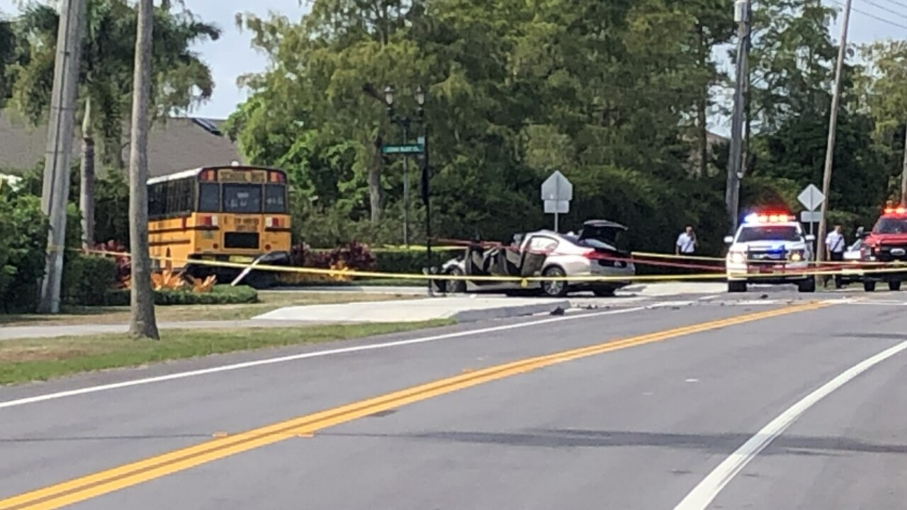 A school bus crash in the 1300 block of Aero Club Drive in Wellington on Aug. 11, 2022 (1).jpg