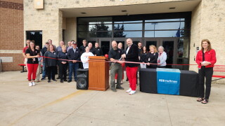 Ribbon Cutting shawano high school