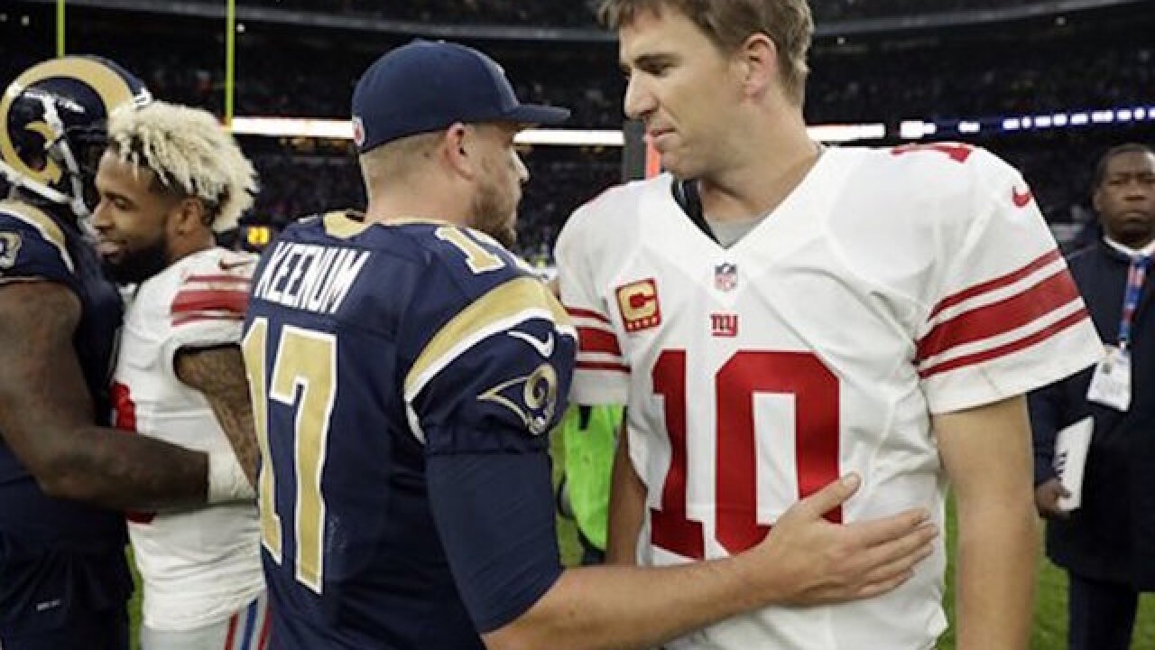 Eli Manning denies yelling 'Trump' to signal audible