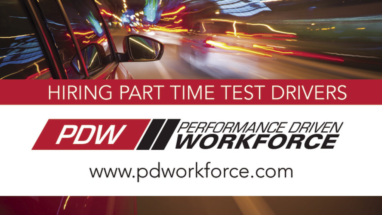 Metro Cars Detroit >> Performance Driven Workforce Hiring 50 Test Car Drivers In Metro Cars Detroit >> Performance Driven Workforce Hiring 50 Test Car Drivers In