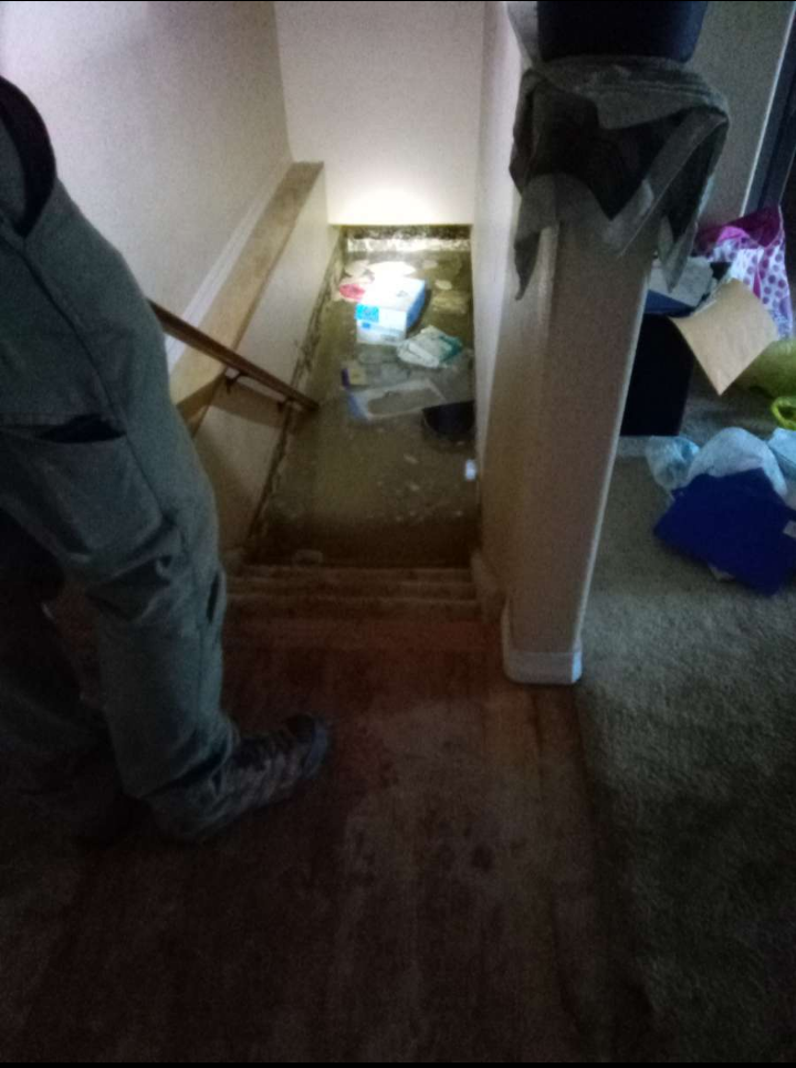 Water in the basement got so high that it almost reached the first floor, which is when one woman says she called 911.