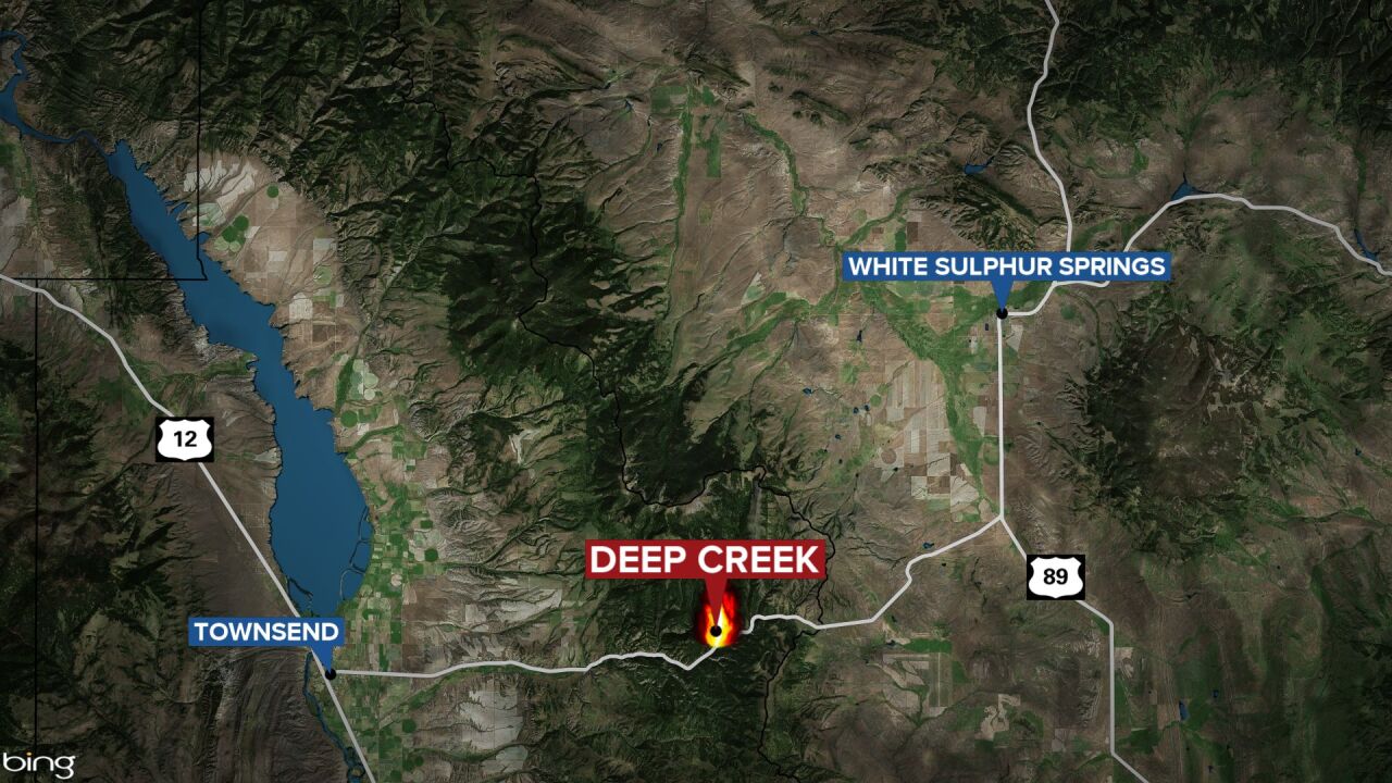 Deep Creek Fire between Townsend and White Sulphur Springs