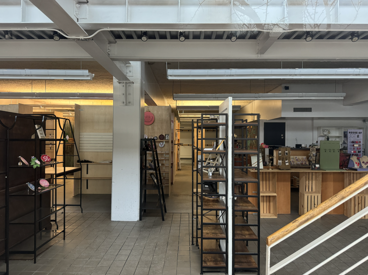 The inside of Made Cleveland as of March 24. News 5 Cleveland photo.