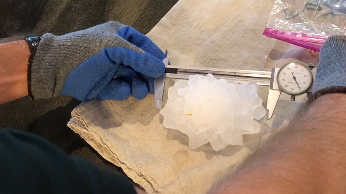 Record Hail Stone