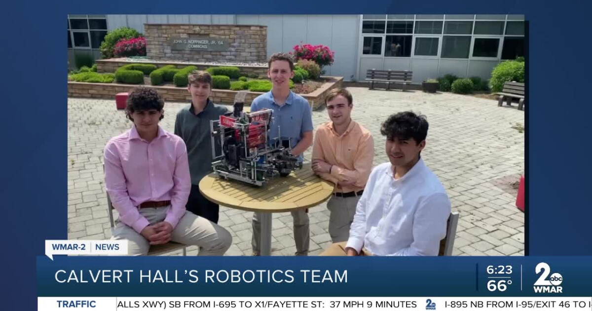 Cea Calvert Good morning from Calvert Hall's Robotics Team